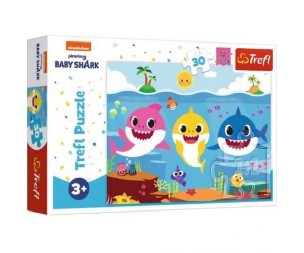 Baby Shark: Podmorský svet 30dielne puzzle - Trefl