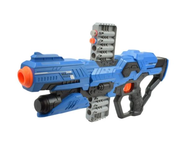 Zbraň so špongiovými nábojmi s 10 metrovým dostrelom 49cm