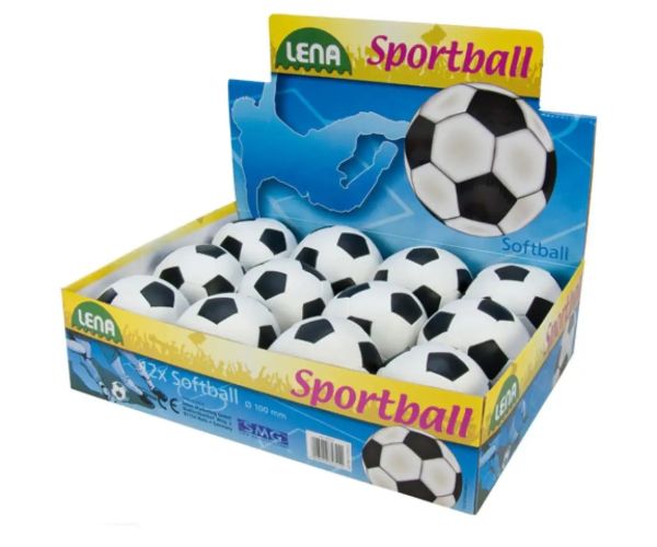 LENA: Mäkká futbalová lopta 11cm