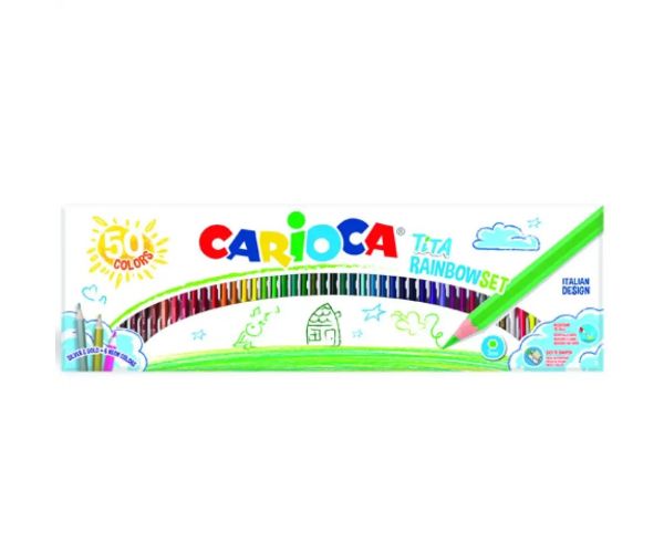 Carioca Tita 50 ks-ová súprava farebných ceruziek