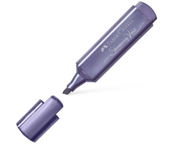 Faber-Castell: 1546 Shimmering violet zvýrazňovač v kovovo-fialovej farbe 1ks