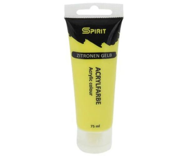 Spirit: Svetlo-žltá akrylová farba 75ml