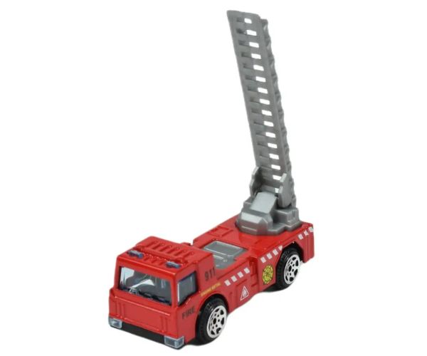 Fire Rescue: Sada 6 ks hasičských autíčok 1/64