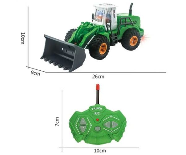 RC pracovný stroj, nakladač na diaľkové ovládanie 1/30 27MHz
