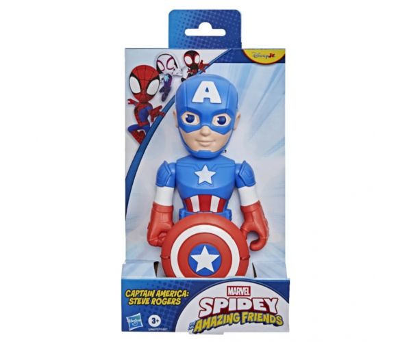 Marvel Spidey a jeho úžasní priatelia Kapitán Amerika Supersized figúrka - Hasbro
