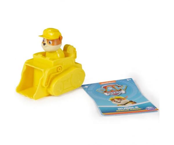 Paw Patrol: Rescue Racers Rubble s pracovným strojom - Spin Master