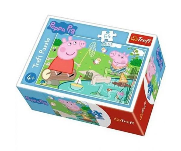 Najkrajšie dni Peppa Pig 54 ks-ové mini puzzle 4 rôzne varianty - Trefl