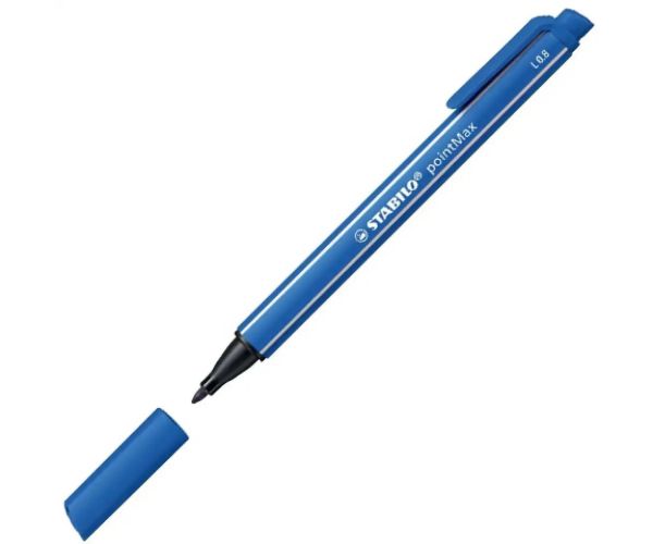 Stabilo: pointMax popisovač v modrej farbe 0,8mm
