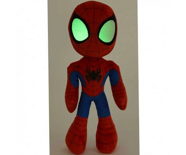 Marvel: Amazing Friends - Spiderman Spidey plyšová figúrka so svietiacimi očami 25cm