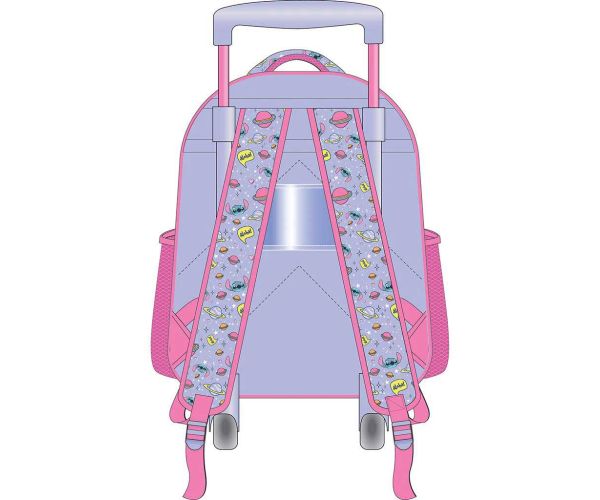 Luna: Disney Stitch Aloha dvojkomorový ruksak na kolieskach do škôlky 27x10x31 cm