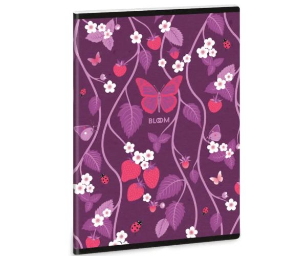 Ars Una Bloom Papillon extra zošit s klipom A/5