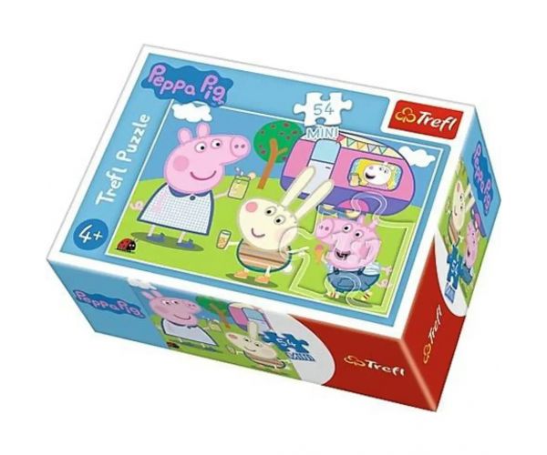 Najkrajšie dni Peppa Pig 54 ks-ové mini puzzle 4 rôzne varianty - Trefl