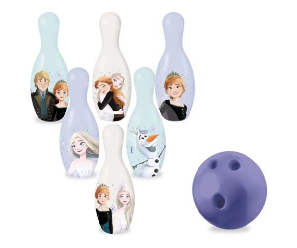 Ľadové kráľovstvo, bowlingová súprava so 6 kolkami - Mondo Toys