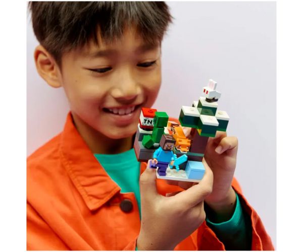 LEGO® Minecraft: Stevove dobrodružstvá v tajge (21583)