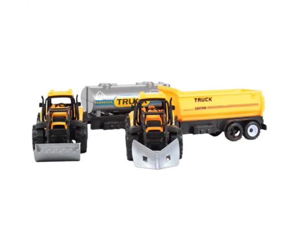 Engineering Truck: Traktor s cisternou a prívesom 28cm