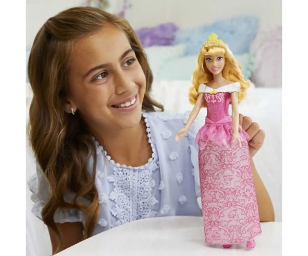 Disney Princess: Trblietavá Šípková Ruženka bábika princezná - Mattel
