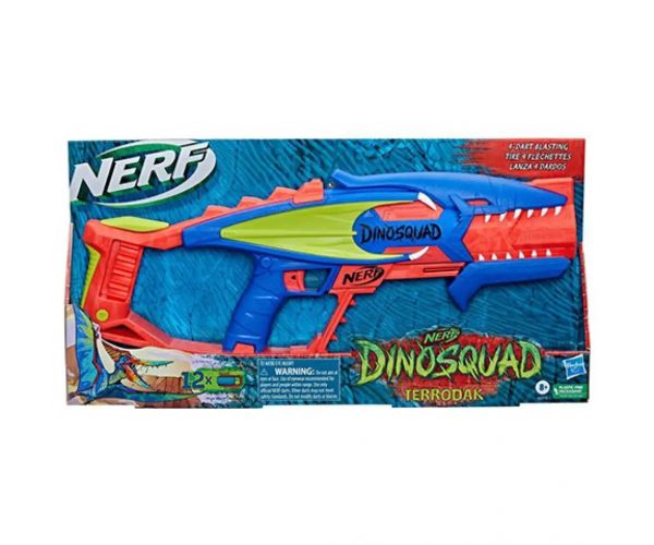 Nerf Dinosquad Terrodak zbraň s 12 nábojmi - Hasbro