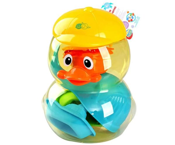 Playgo: Baby hrací set do kúpeľa Kačka 8 dielny set