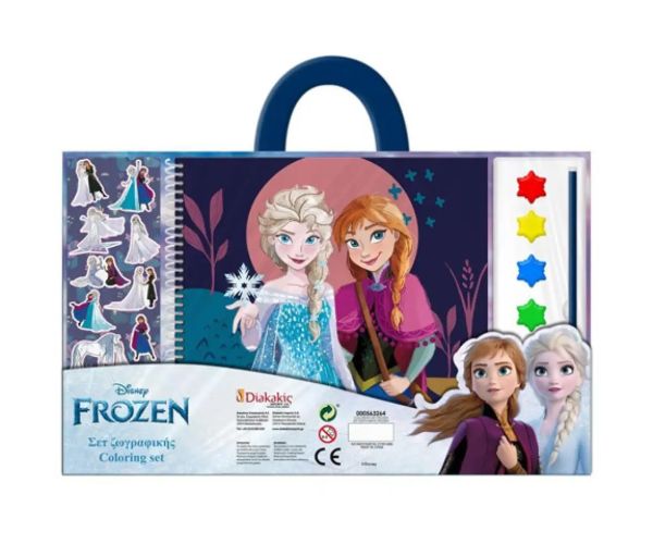 Disney: Ľadové kráľovstvo 2. Omaľovanka s vodovými farbami a nálepkami