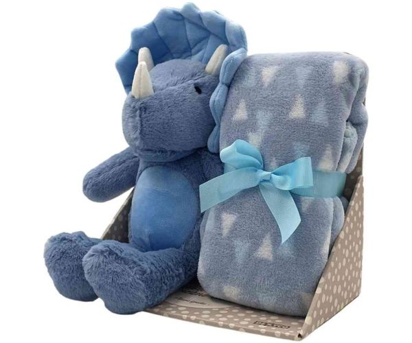 SweetDreams: Základňa a plyšový triceratops v modrej farbe