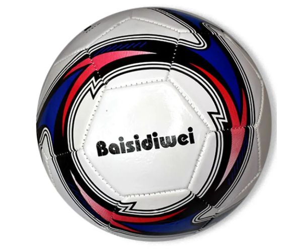 Futbalová lopta z umelej kože v neónových farbách 23cm