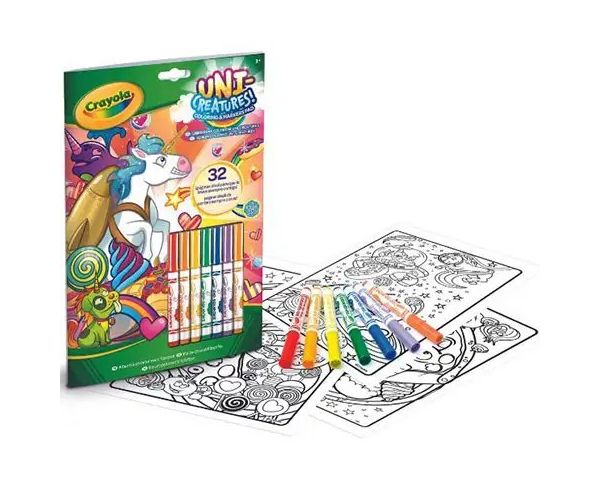Crayola: Color & Activity pracovný zošit so 7 fixkami
