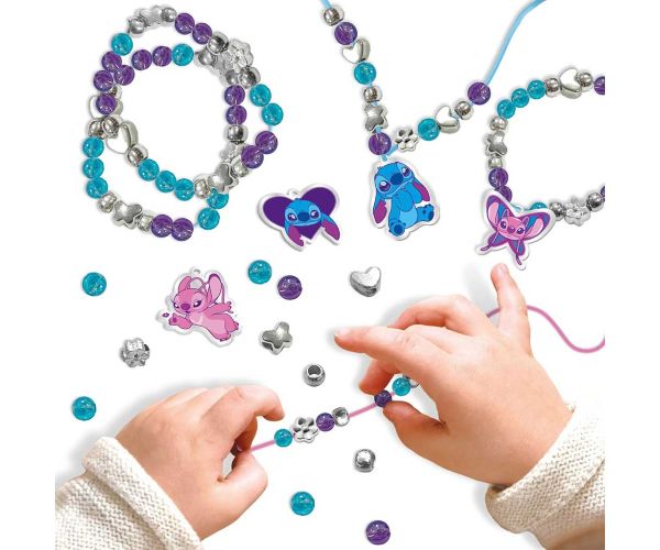 Disney Stitch Šperkovnica s navliekacími korálkami - Lisciani