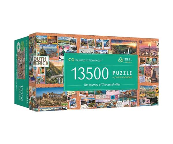Tisíc míľový výlet stojí 13500-dielne UFT puzzle - Trefl