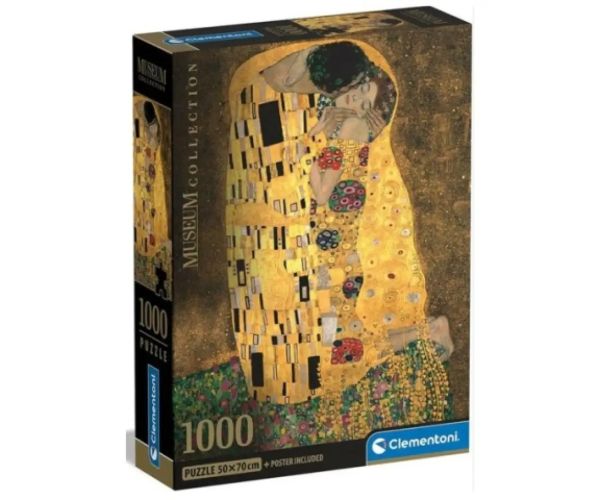 Klimt: Bozk Museum Collection 1000ks puzzle s plagátom - Clementoni