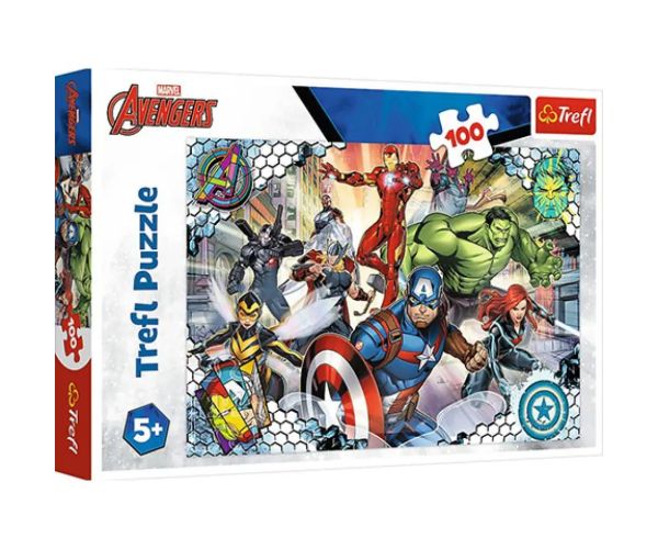 Slávny tím Avengers 100 ks puzzle - Trefl