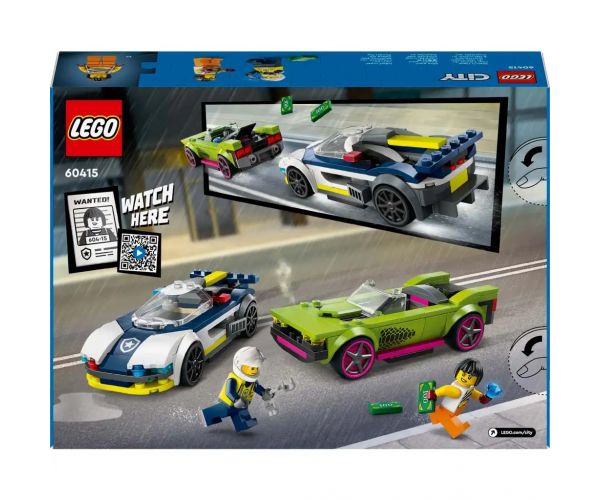 LEGO® City: Naháňačka s policajným autom a športovým autom (60415)