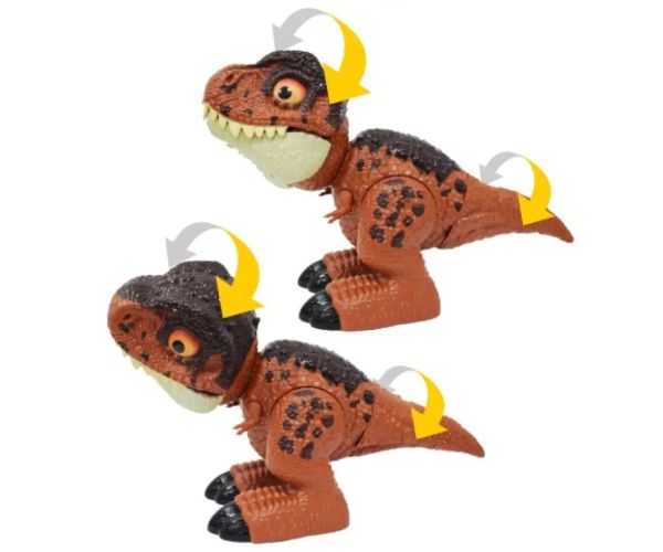 Dino World: T-Rex baby dinosaurus so zvukovými efektmi 25cm