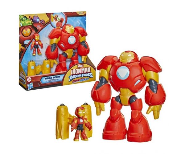 Marvel Iron Man a jeho úžasní priatelia - Obrovský Armor Iron Man herný set - Hasbro