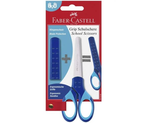 Faber-Castell: Grip modré školské nožnice