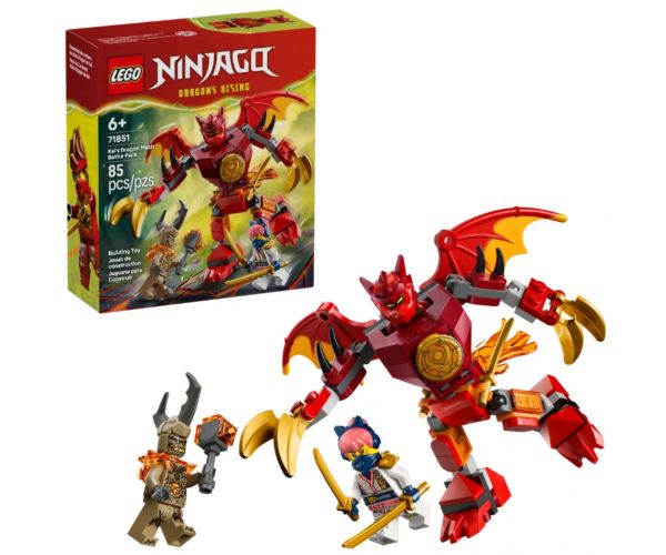 LEGO® Ninjago: Kai drakový brnenie, bojový balík (71851)