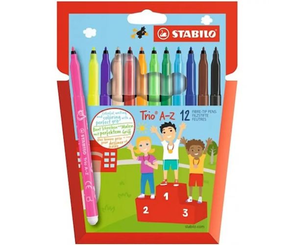 Stabilo: Trio A-Z12 dielny set farebných fixiek