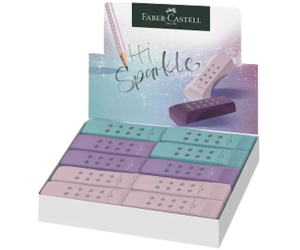 Faber-Castell: RollOn Sparkle guma v rôznych farbách bez PVC 1ks