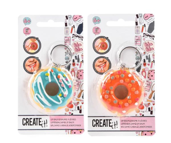 Canenco: Create It! fánk alakú balzam na pery v rôznych variantoch 1ks