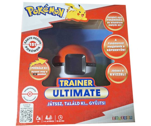 Interaktív Pokémon tréner ultimate hra