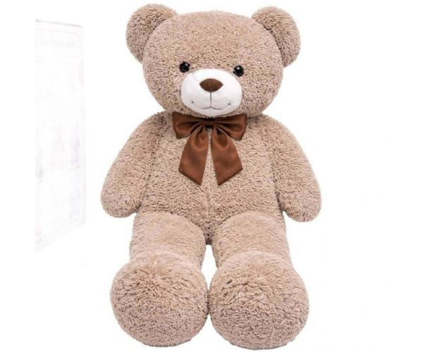 Teddy Greetings: Oat Cheer plyšový medveď červená darčeková krabica 120cm
