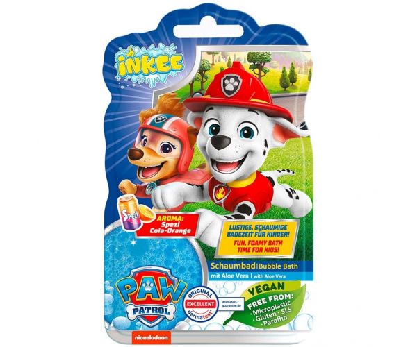 Craze Inkee: Paw Patrol vegán penivý kúpeľ s vôňou koly a pomaranča - EPEE