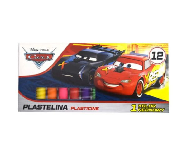 Autá 3 plastelínový set 12ks