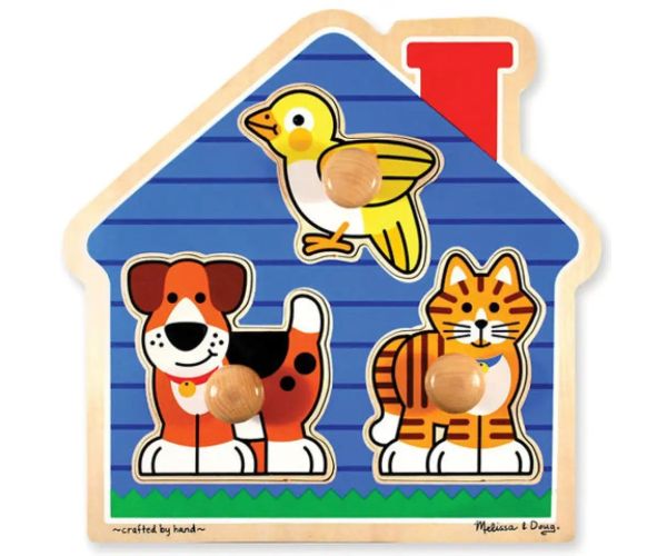 Obrázkové puzzle s rúčkou - Melissa & Doug