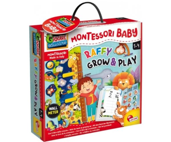 Montessori Baby: Žirafa detský meter
