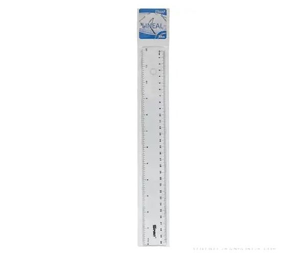 Spirit: Priehľadné plastové pravítko 30cm