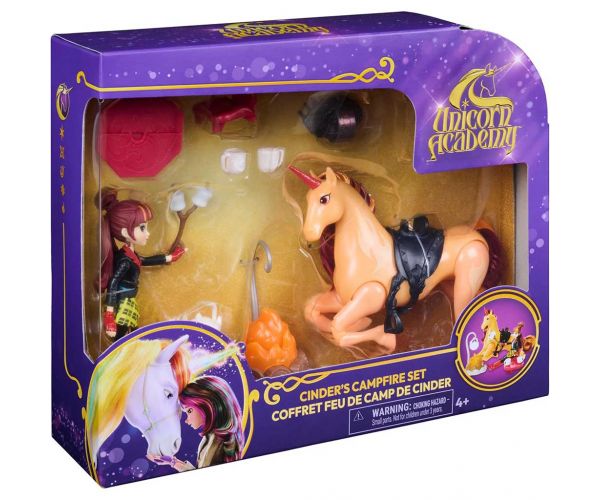 Unikornia Akadémia: Valentina a Cinder kempingový set - Spin Master