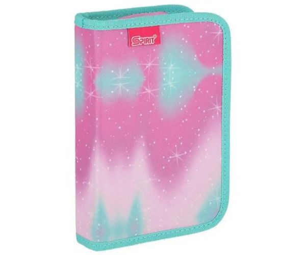 Spirit: Unikorn ergonomická školská taška s 3D vzorom a LED svetlom 5-dielny set 34x22x41cm