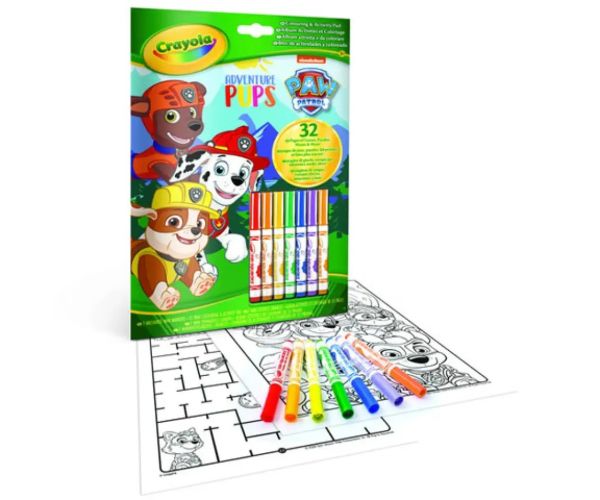 Crayola: Tlapková Patrola omaľovanka a pracovný zošit (maď.jaz.)