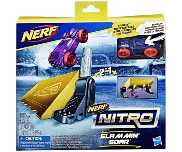 Nerf Nitro: Slammin’ Soar kaskadérske penové autíčko - Hasbro