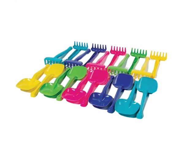 Lopatka alebo hrable strednej veľkosti - D-Toys